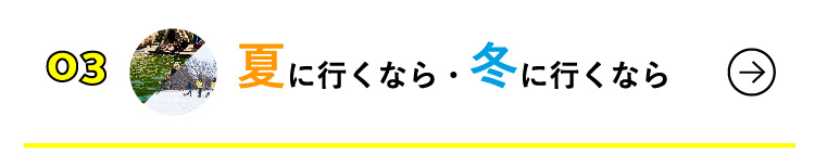 夏に行くなら・冬に行くなら