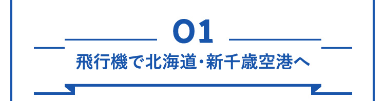 01飛行機で北海道・新千歳空港へ