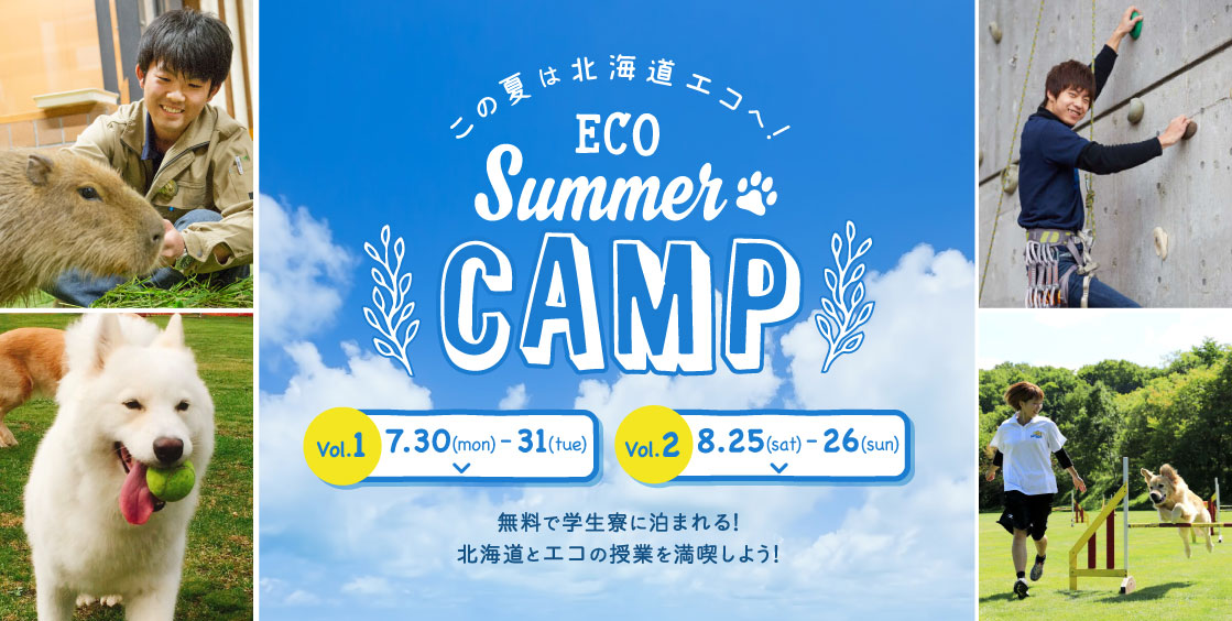 北海道の夏を体験！ ECO SUMMER CAMP 2018