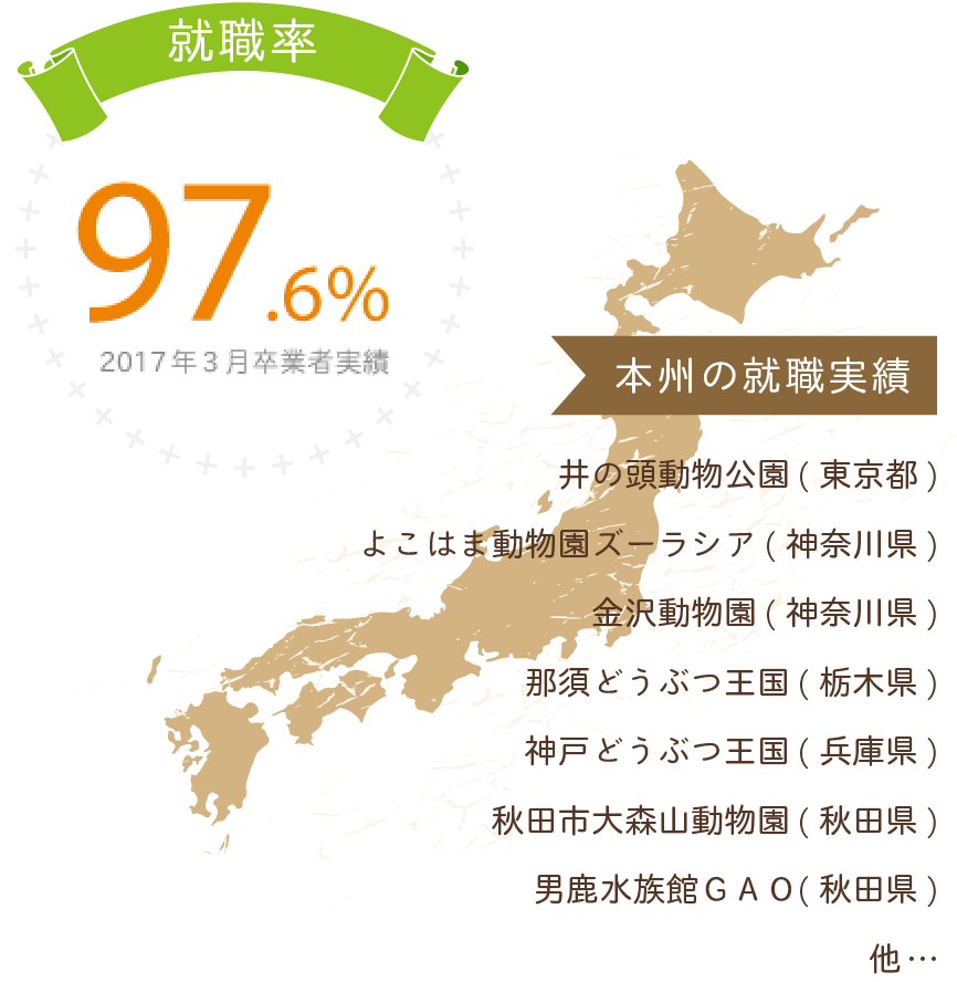 就職率97.6%