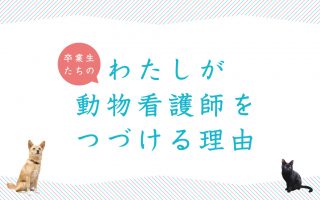 卒業生たちのわたしが動物看護師をつづける理由